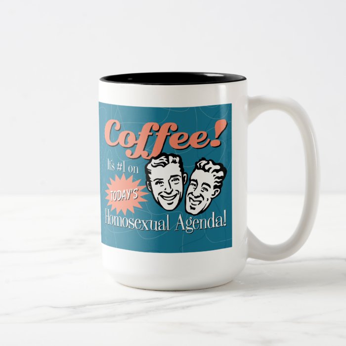 Men's Homosexual Agenda Coffee Mug