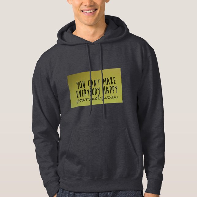 Men's Hooded Pizza Sweatshirt (Front)