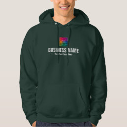 Men&#39;s Hooded Sweatshirt Company Logo Employee