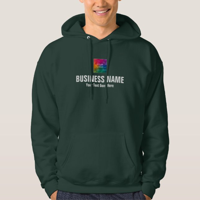 Men's Hooded Sweatshirt Company Logo Employee (Front)