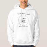Mens Hoodie Add Company Logo Here Custom<br><div class="desc">Front Design Print Men's Basic White Hoodie Business Company Logo Employee Staff Bulk Template Elegant Modern Promotional Upload Add Logo Men's Basic Hooded Sweatshirt / Hoodie... </div>