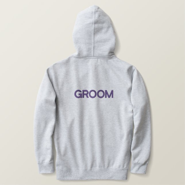 Men's Hoodie  Groom (Design Back)