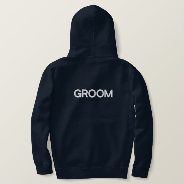 Men's Hoodie  Groom (Design Back)