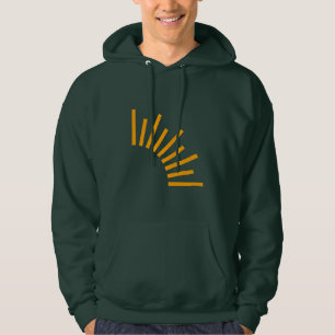 Men's hoodie - various color, logomark and back