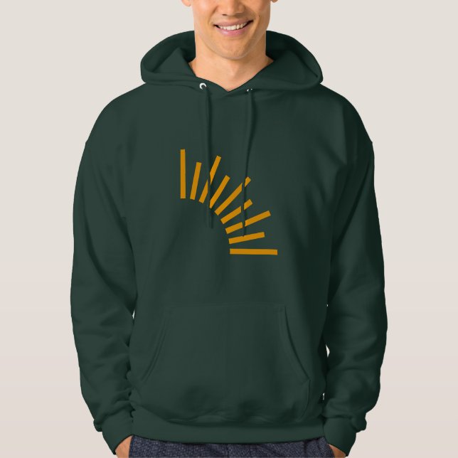 Men's hoodie - various color, logomark and back (Front)