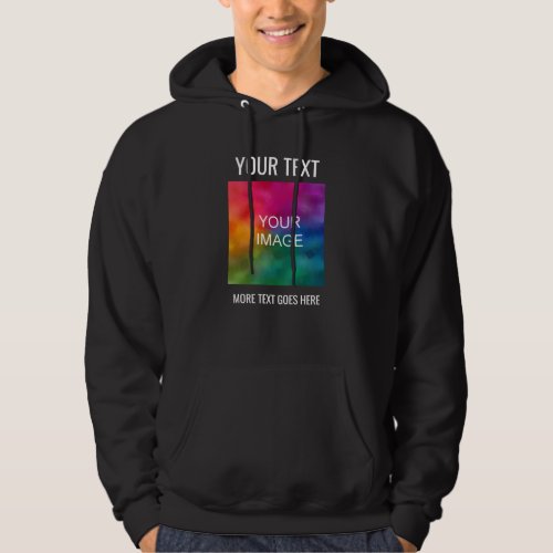 Mens Hoodies Add Image Logo Text Here Template