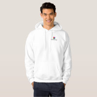 Men s Hoodies Double Sided Company Logo Design Zazzle