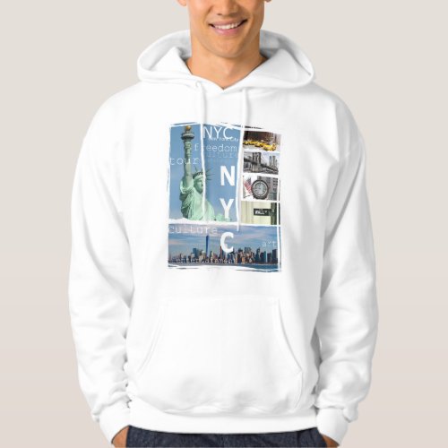 Mens Hoodies Nyc Brooklyn Bridge Manhattan