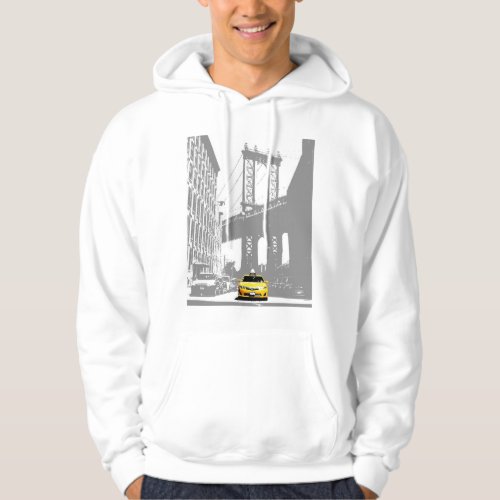 Mens Hoodies Template New York Nyc Yellow Taxi