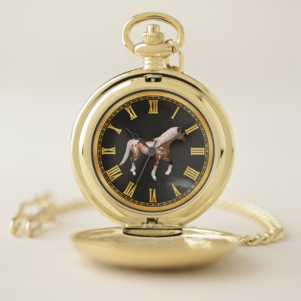 Mens horse lovers fun accessory pocket watch
