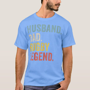Mens Husband Dad Rugby Legend  T-Shirt