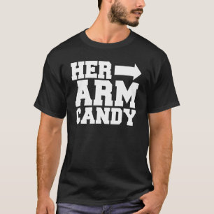 Mens Husband Wife Humor Wedding Anniversary Arm Ca T-Shirt