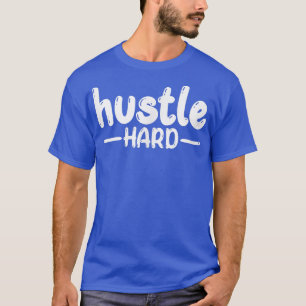 Mens HUSTLE Gym Fitness Workout Bodybuilding Motiv T-Shirt