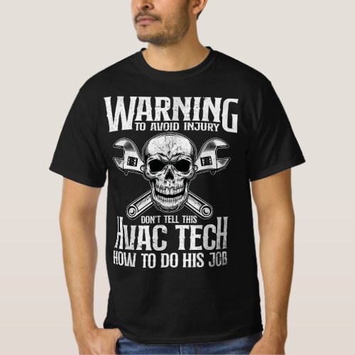 Mens HVAC Technician Funny HVAC Tech Novelty Gift T_Shirt