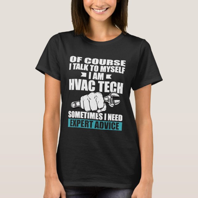 Mens Hvac Technician T-Shirt (Front)