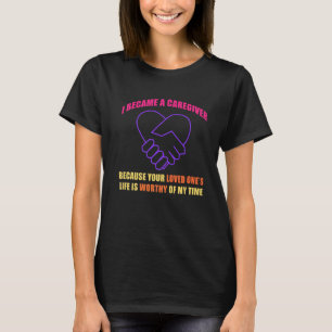 Mens I Became A Caregiver Assistant Nurse Medical T-Shirt