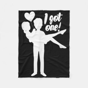 Mens I Got One Groom Bride Wedding Bachelor Party Fleece Blanket