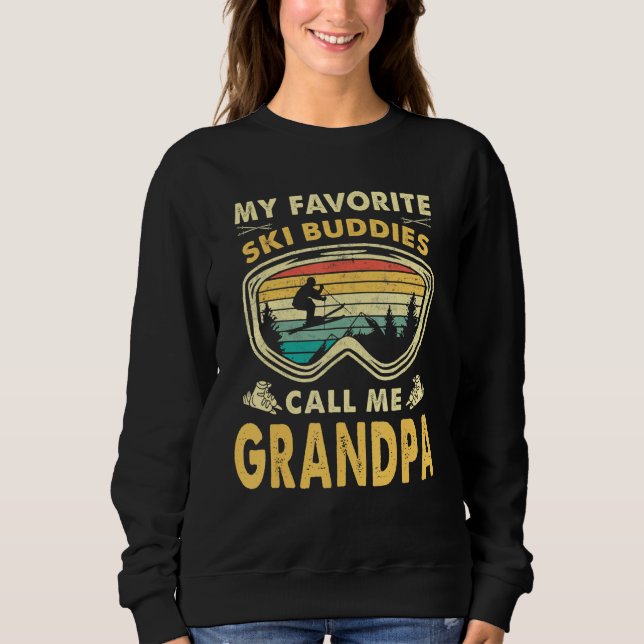 Mens I Have Two Titles Dad And Grandpa Fathers Day Sweatshirt (Front)