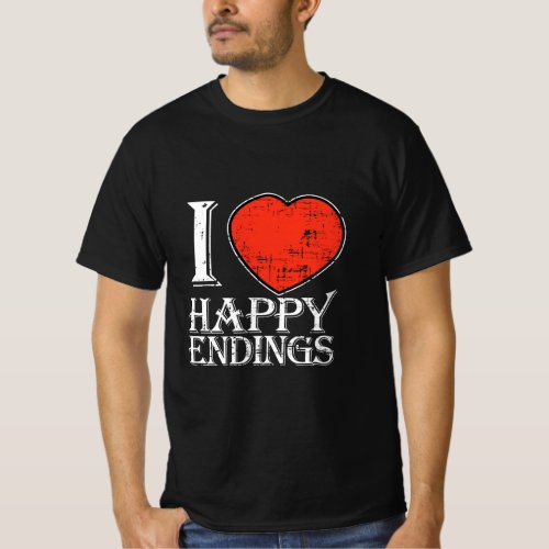 Mens I love Happy Endings  T_Shirt