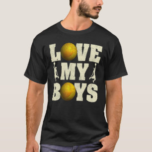 Mens I Love My Boys Volleyball Father's Day Volle T-Shirt