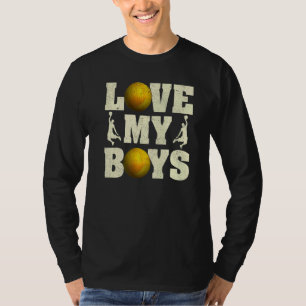 Mens I Love My Boys Volleyball Father's Day Volle T-Shirt