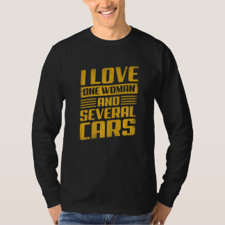 Mens I Love One Woman And Several Cars Premium T-Shirt