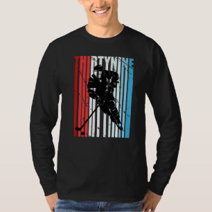 Mens Ice Hockey 39th Birthday Player Motivational T-Shirt