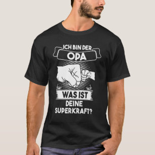 Mens Ich bin der Opa Opa Großvater T-Shirt
