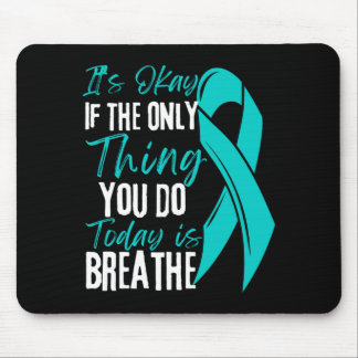 Mens If The Only Thing Do Is Breathe Performance Mouse Pad