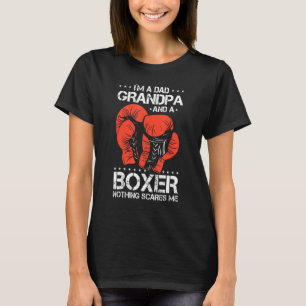 Mens Im A Dad Grandpa Boxing Dad Boxing Gloves - B T-Shirt