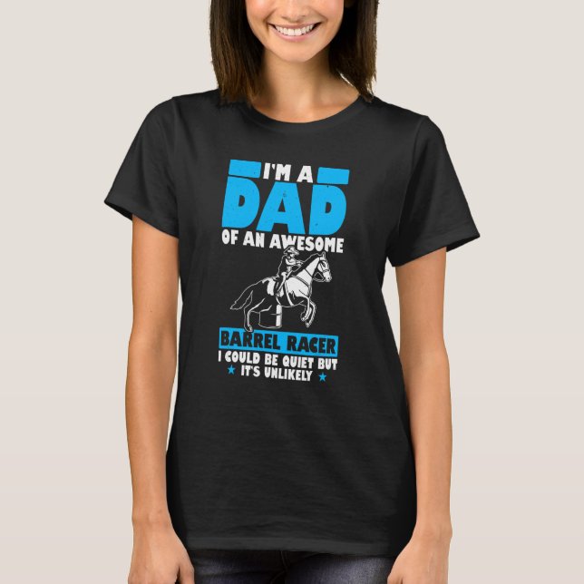 Mens Im A Mom Of An Awesome Barrel Racer I Could B T-Shirt (Front)