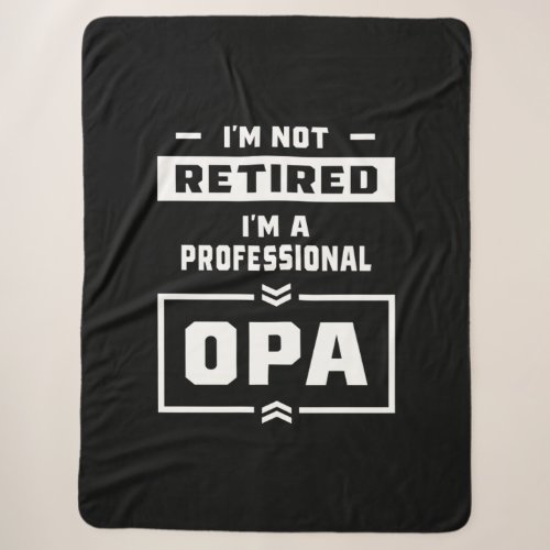 Mens I'm a Professional Opa Retired Gift