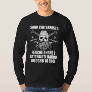 Mens I'm Guitarists Rock Guitar Graphic Music Sham T-Shirt
