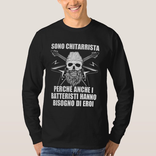 Mens I'm Guitarists Rock Guitar Graphic Music Sham T-Shirt (Front)