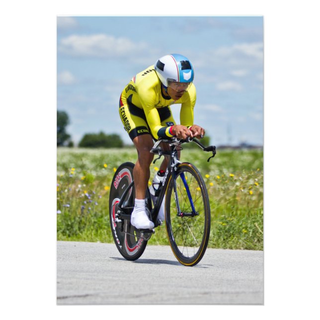 Mens Individual Time Trial No 3 Photo Print (Front)