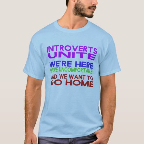 Mens Introverts Unite T_Shirt 2