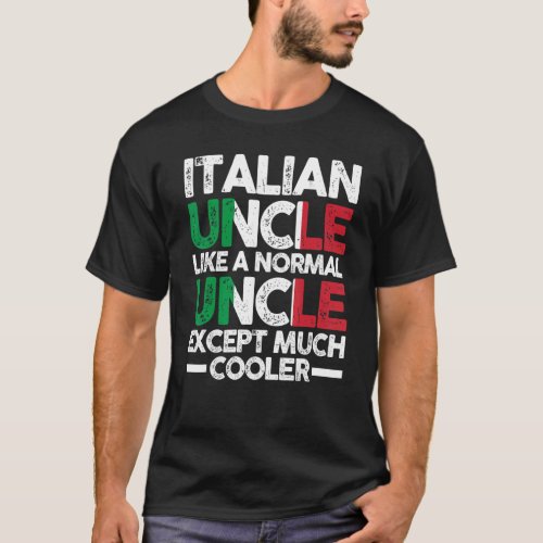 Mens Italian Uncle Italy T_Shirt
