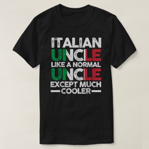 Mens Italian Uncle Italy  T_Shirt