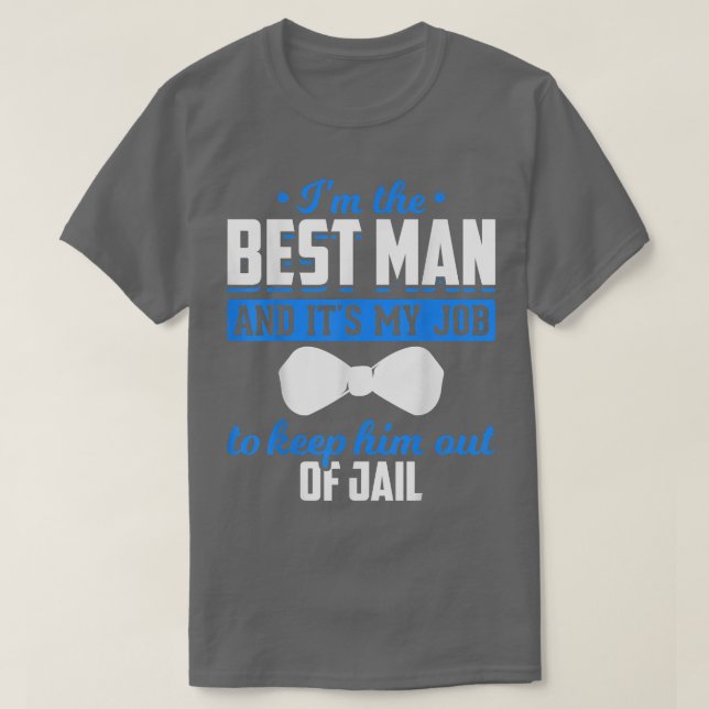 Mens Its My Job To Keep Him Out Of Jail Funny Bach T-Shirt (Design Front)