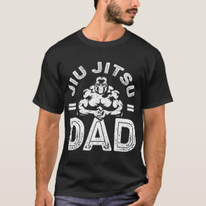 Mens Jiu Jitsu Dad for Men Martial Arts Brazilian  T-Shirt
