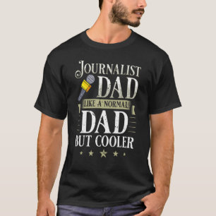 Mens Journalist Writing Journalism Reporter Media T-Shirt
