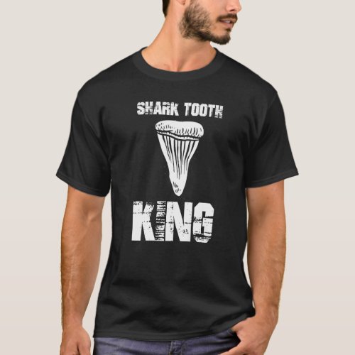 Mens Jurassic Fossil digging World  Shark Tooth Ki T_Shirt