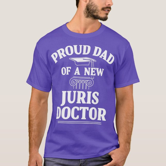 Mens Juris Doctor of Jurisprudence Dad Law T-Shirt (Front)