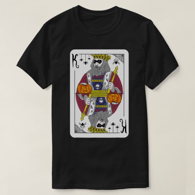 Mens King Queen Heart Halloween Costume Matching C T-Shirt (Design Front)