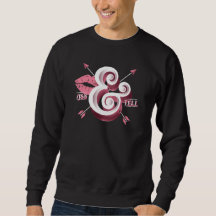 Men's Kiss & Tell Black Sweatshirt