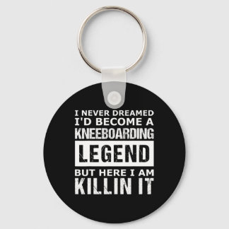 Mens Kneeboarding Funny  Keychain