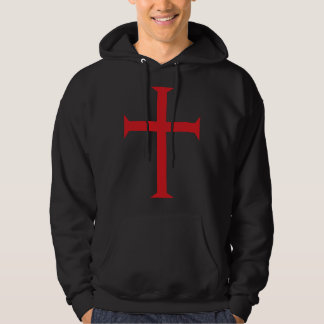 Mens Knights Templar Cross, Crusader (Soldier of C Hoodie