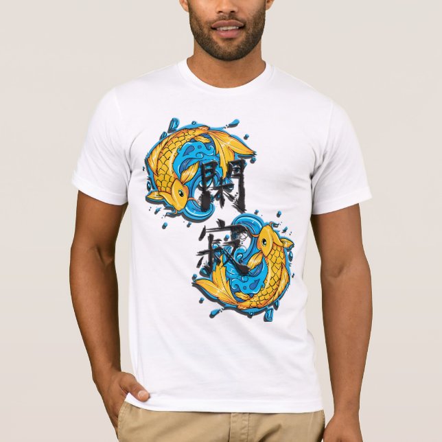 Mens Koi Tranquility Tee (Front)
