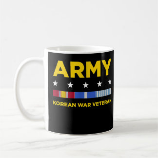 Mens Korean War Veteran Shirt Army Coffee Mug