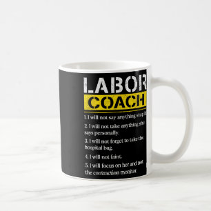 Mens Labor Coach Expecting Dad Rules Papa Funny Ba Coffee Mug